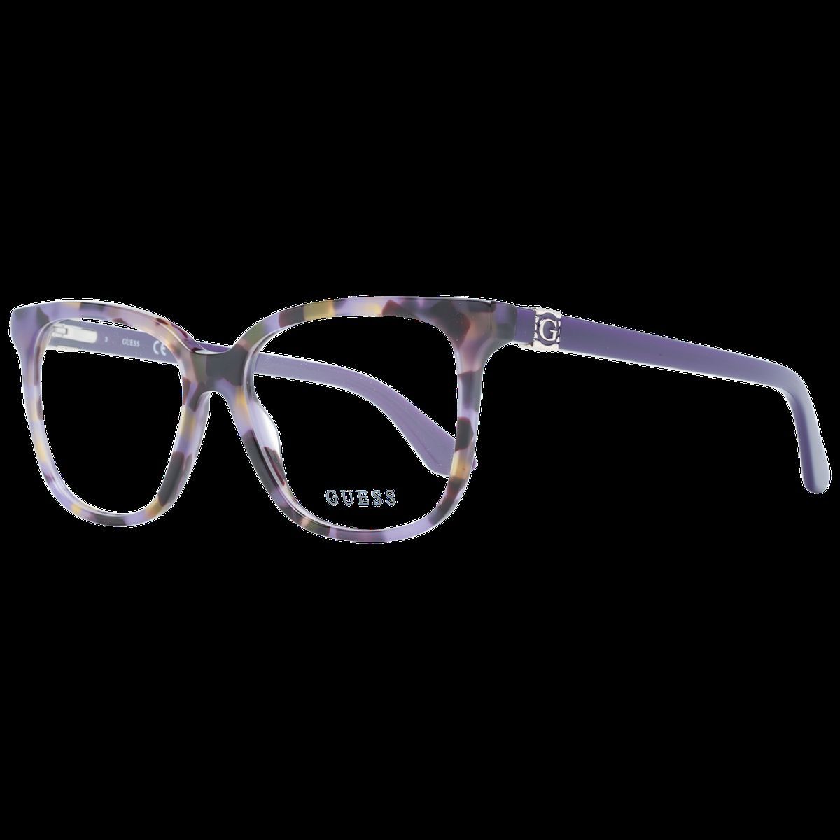 Quadratische Acetat-Brille mit Schildpatt-Optik