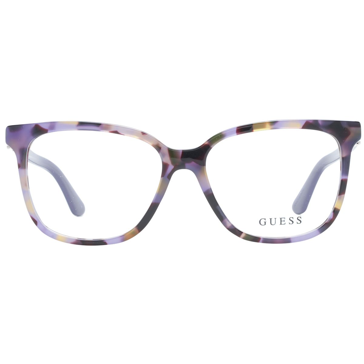 Quadratische Acetat-Brille mit Schildpatt-Optik
