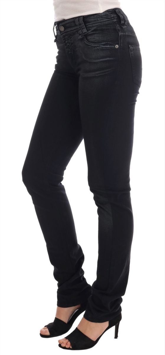 Washed-Stretchjeans im Regular Fit