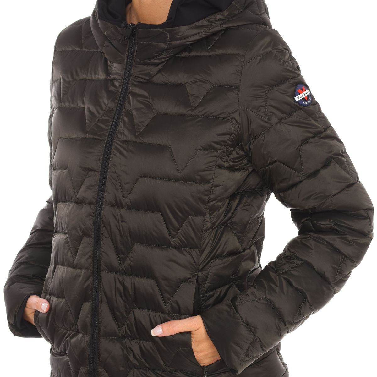 Gesteppte Chevron Wendejacke