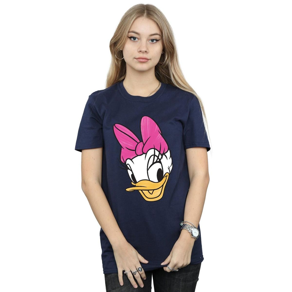 Daisy Duck Grafik-T-Shirt im Boyfriend-Schnitt