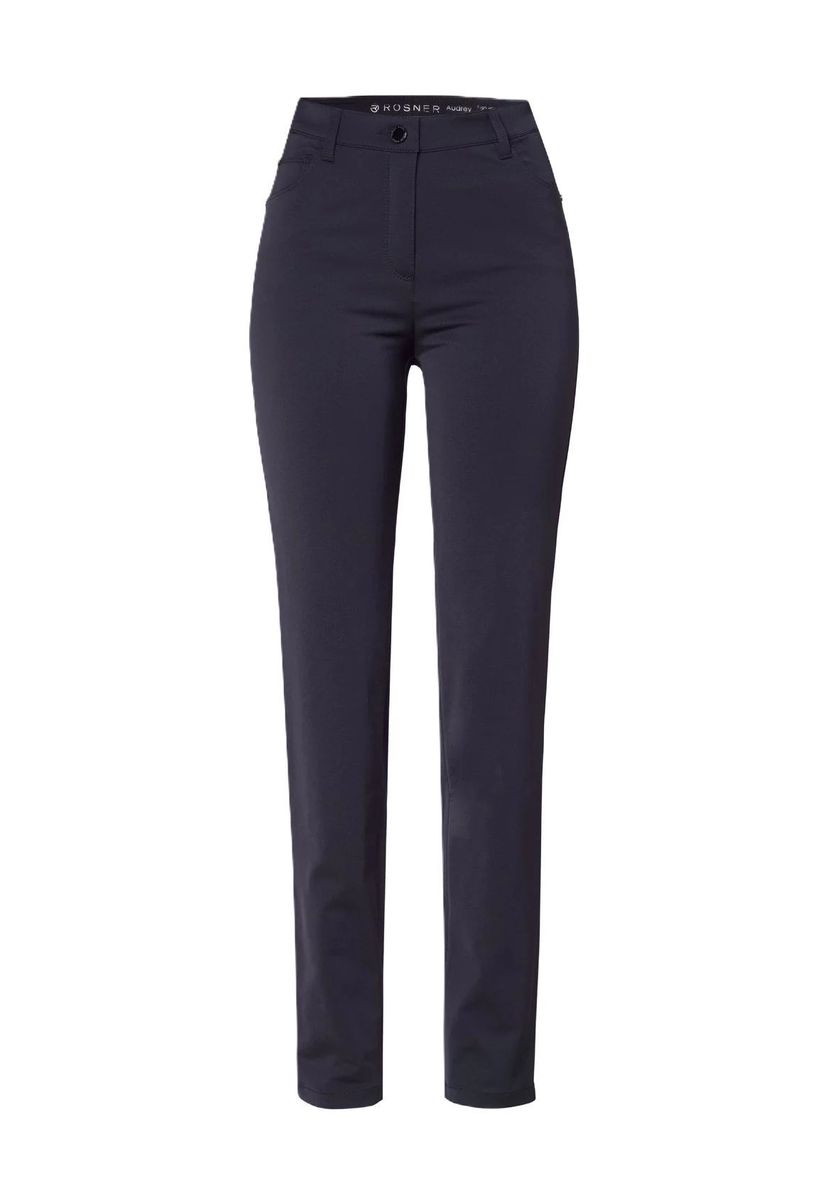 High-Waist Techno-Stretch Slim-Chino