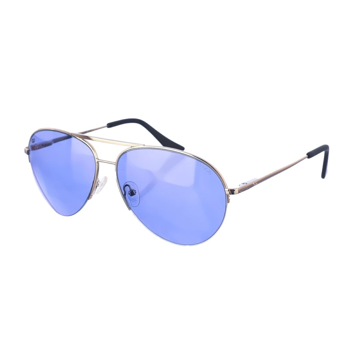 Klassische Aviator-Sonnenbrille mit blauen Gläsern