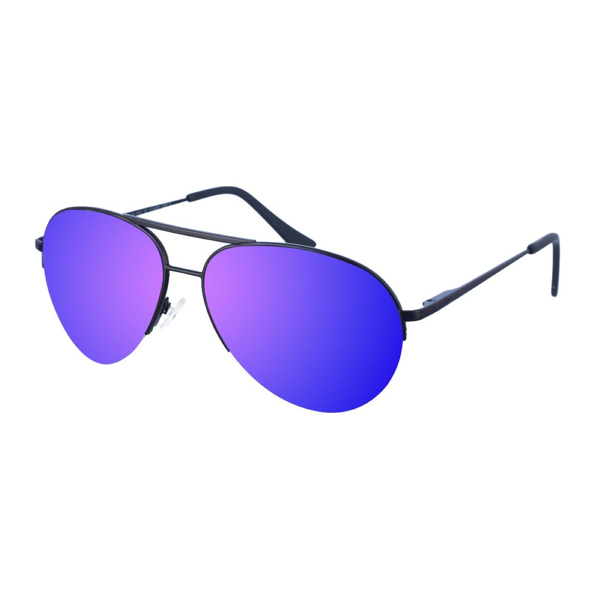 Klassische Aviator-Sonnenbrille mit blauen Gläsern