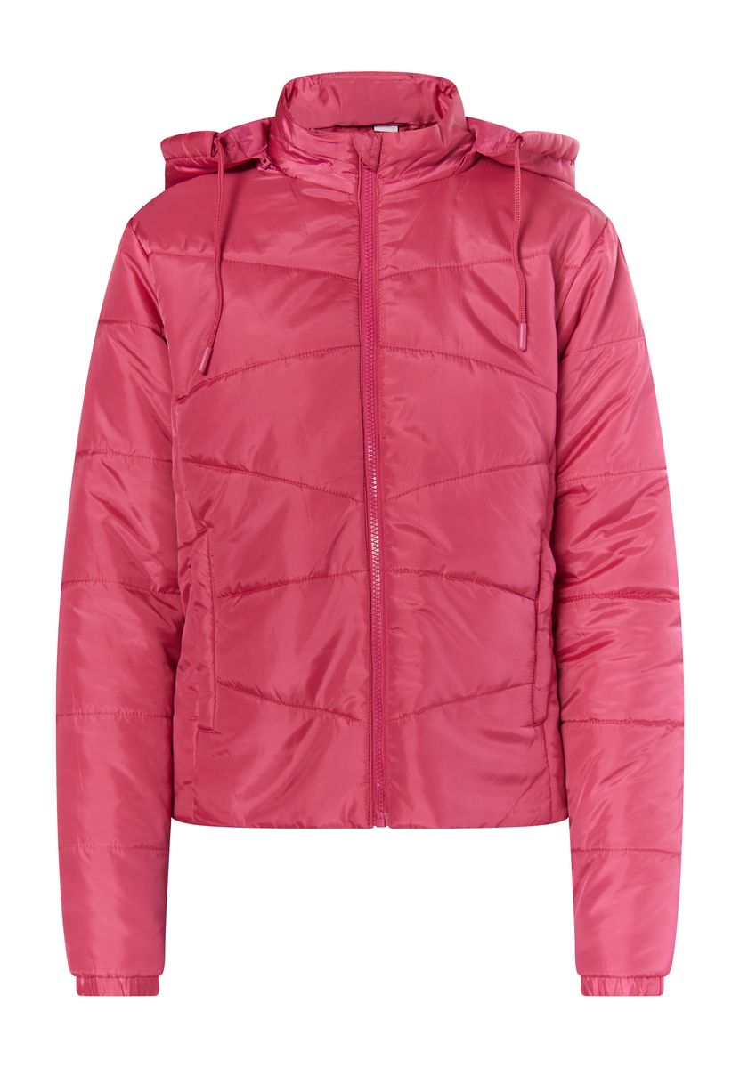 Leicht gesteppte Übergangsjacke mit Kapuze