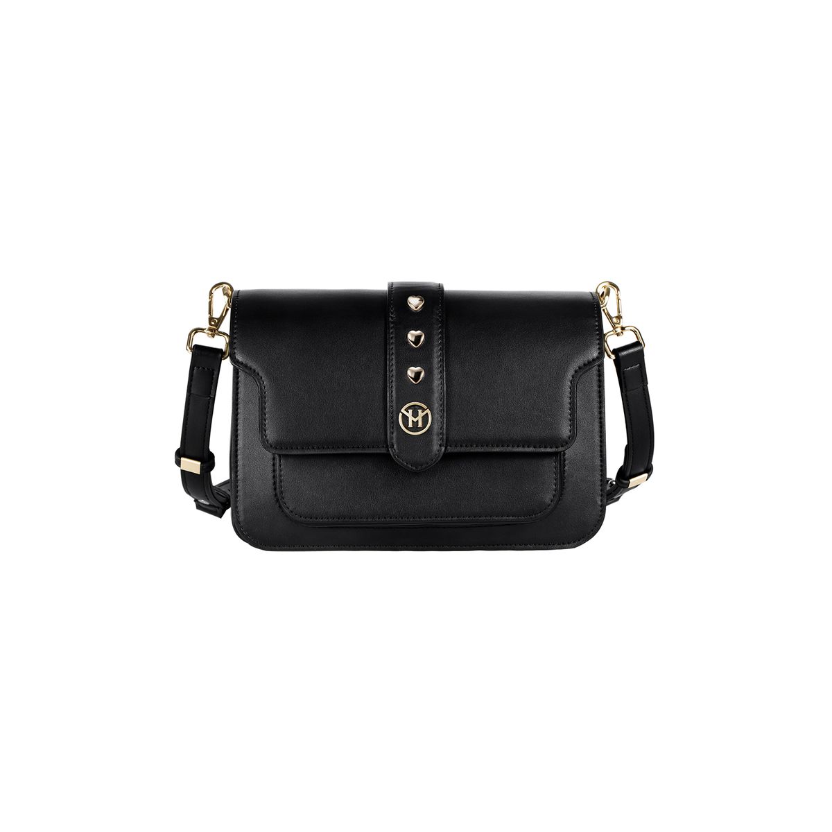Elegante Windsor Handtasche mit Herznieten