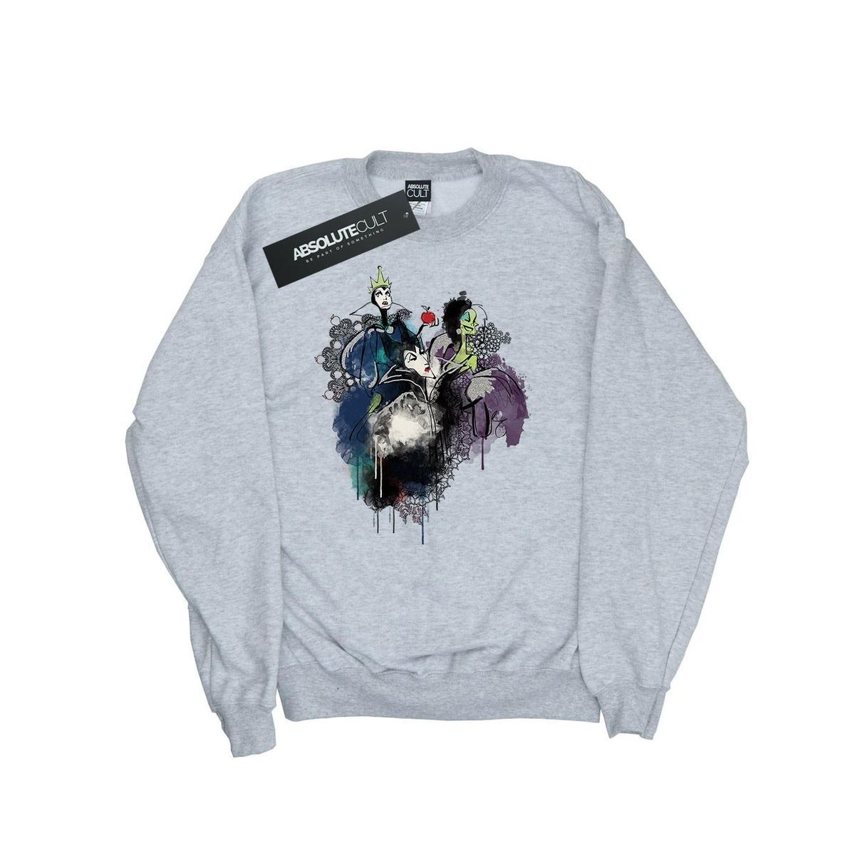 Sweatshirt mit Disney-Villains-Skizze