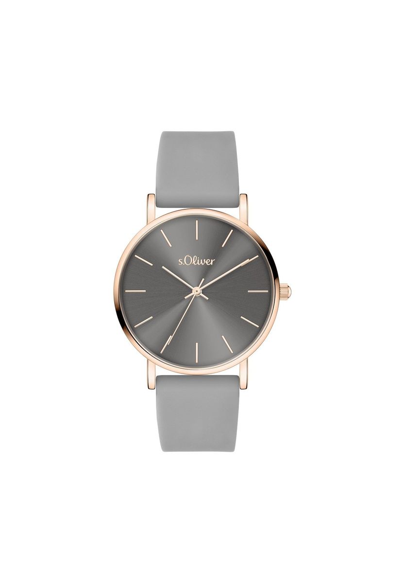 Minimalistischer Zeitmesser mit Silikonarmband
