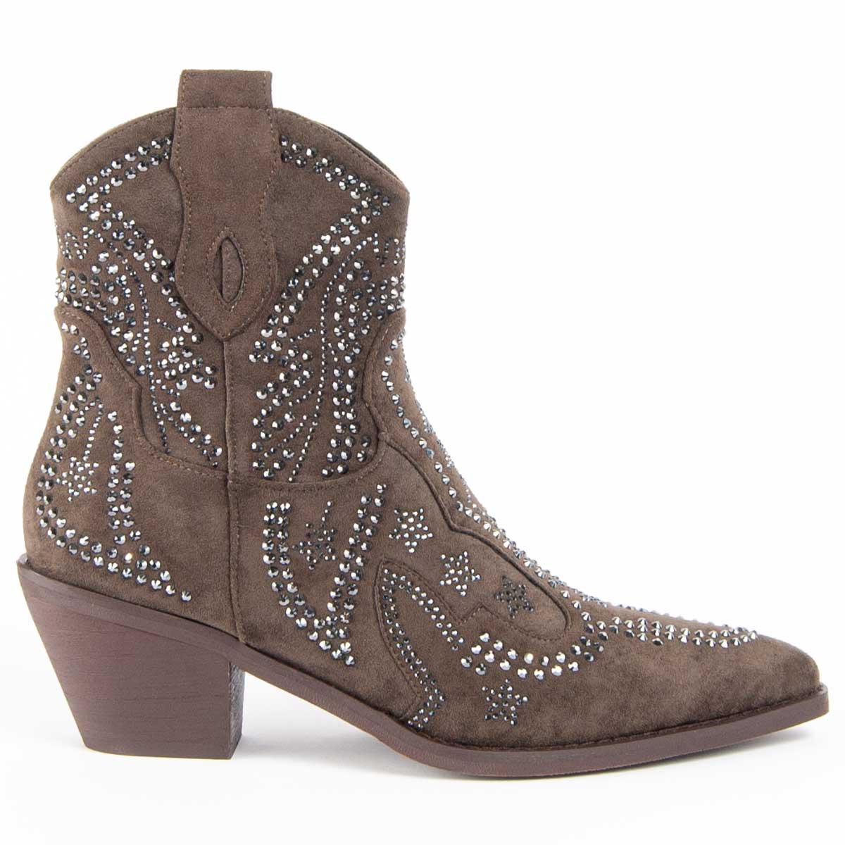 Verzierte Western-Stiefeletten