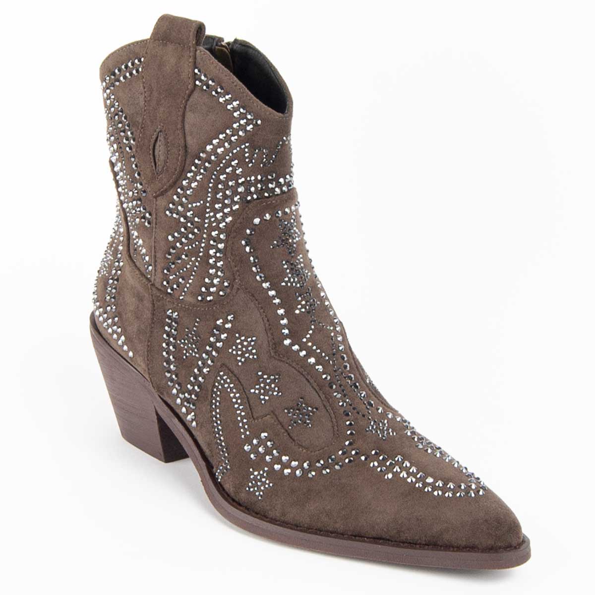 Verzierte Western-Stiefeletten