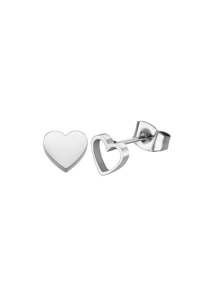 Asymmetrische Herz-Ohrstecker