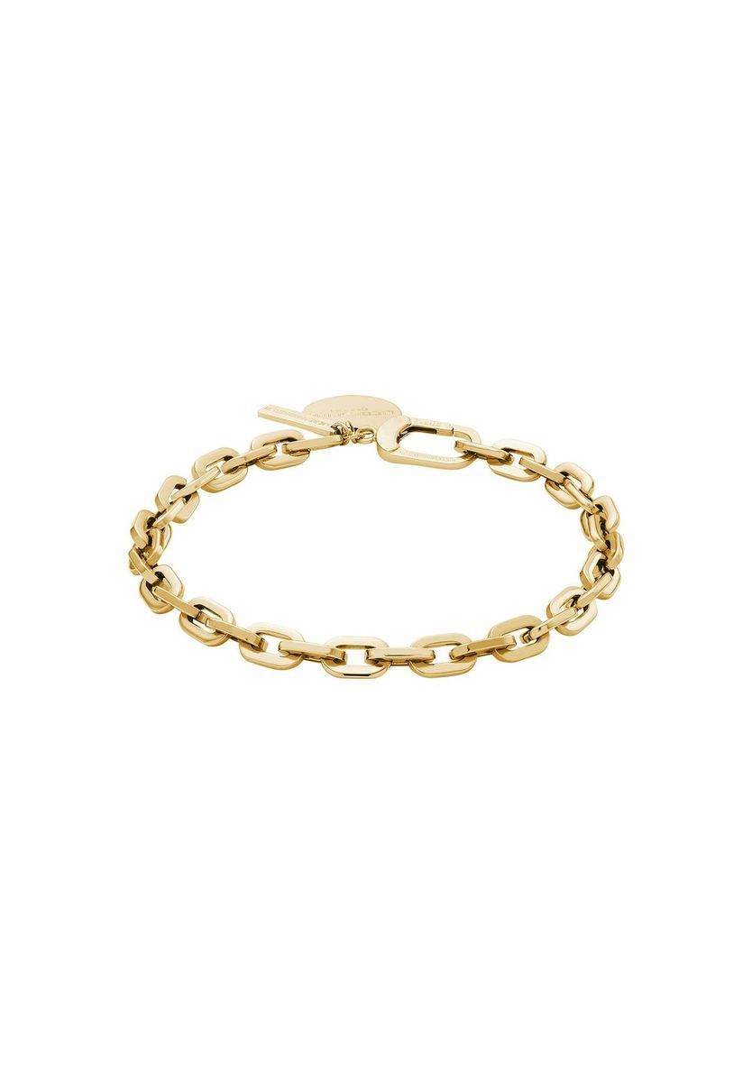 Grobgliedriges Kettenarmband mit Anhängern