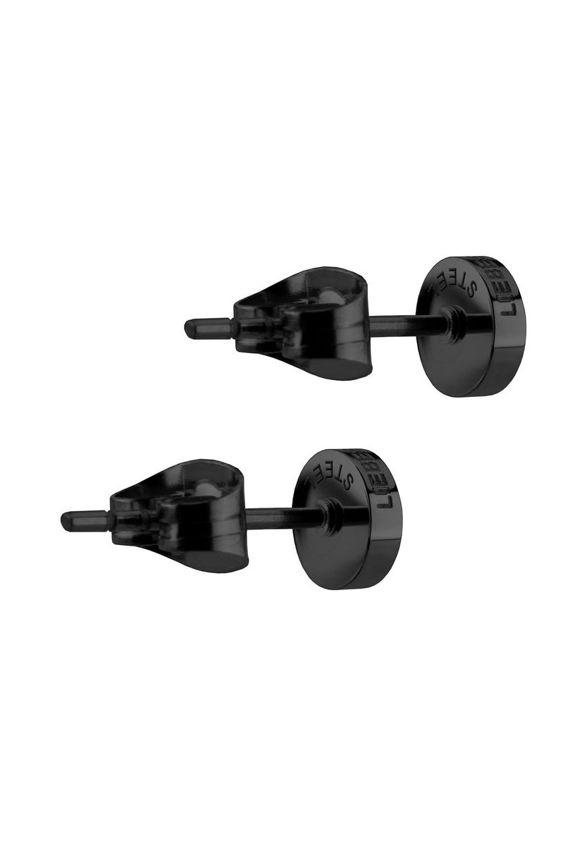 Minimalistische Polierte Scheiben-Ohrstecker