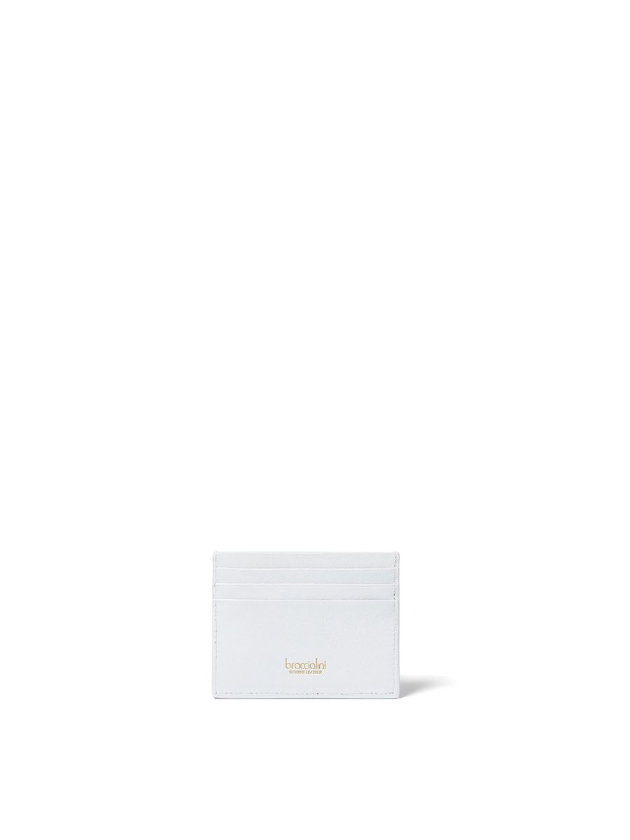 Schlanker Kartenhalter mit Logo-Prägung