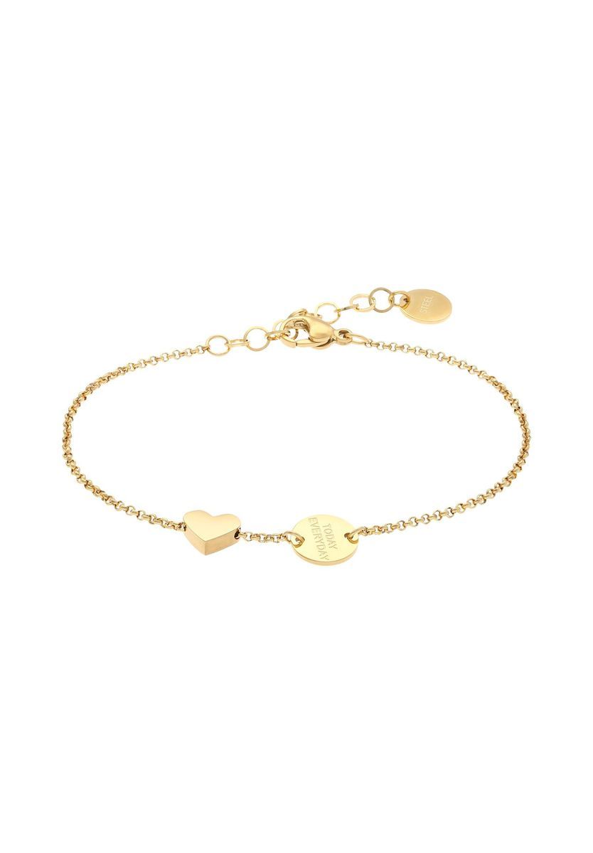 Filigranes Armband mit Herz und Gravur