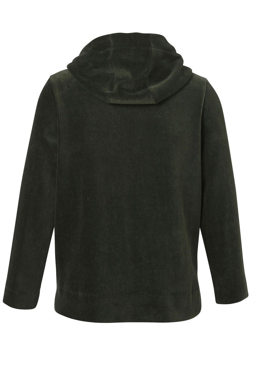 Cord-Hoodie mit verstellbarem Kordelzug