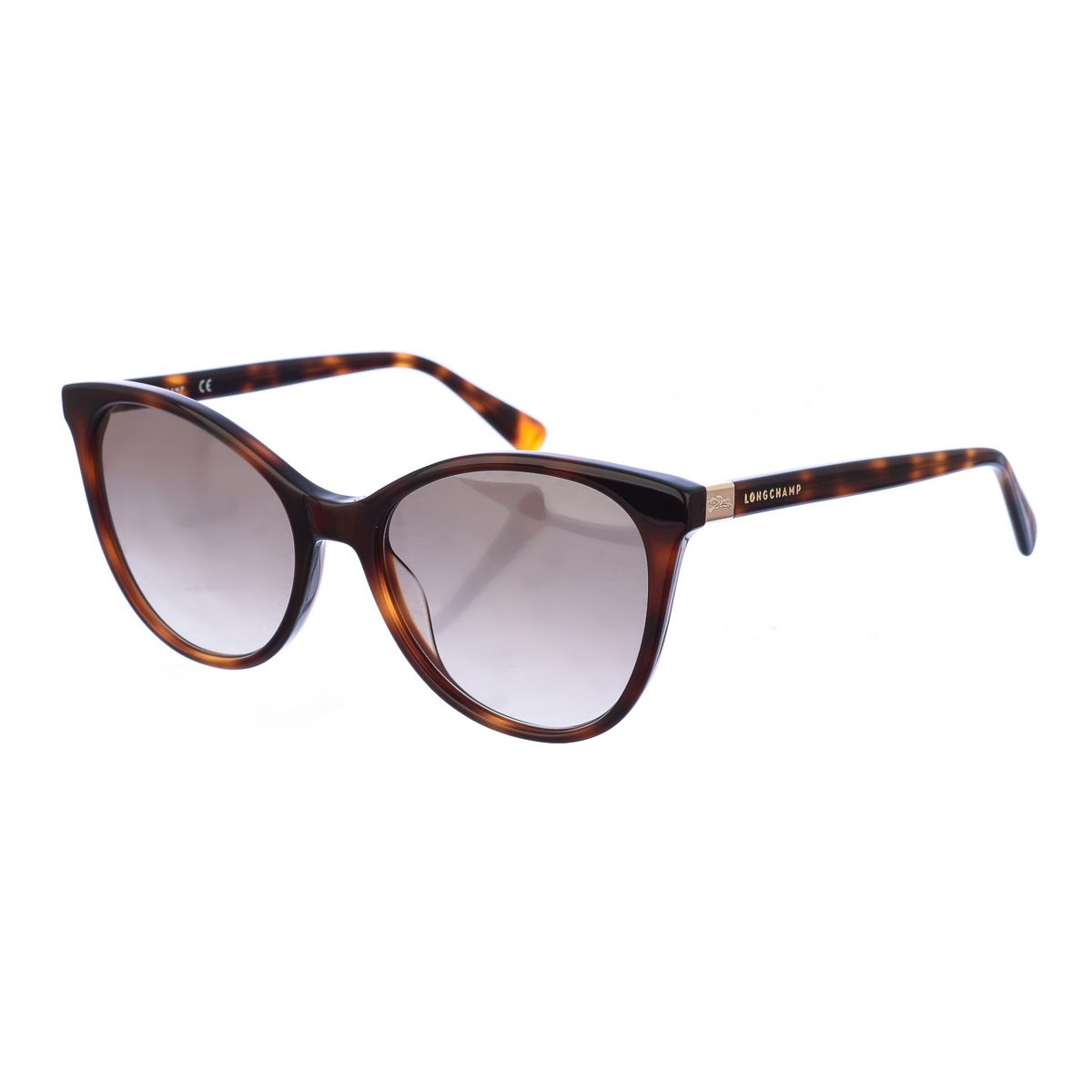 Elegante Cat-Eye-Sonnenbrille in Havanna