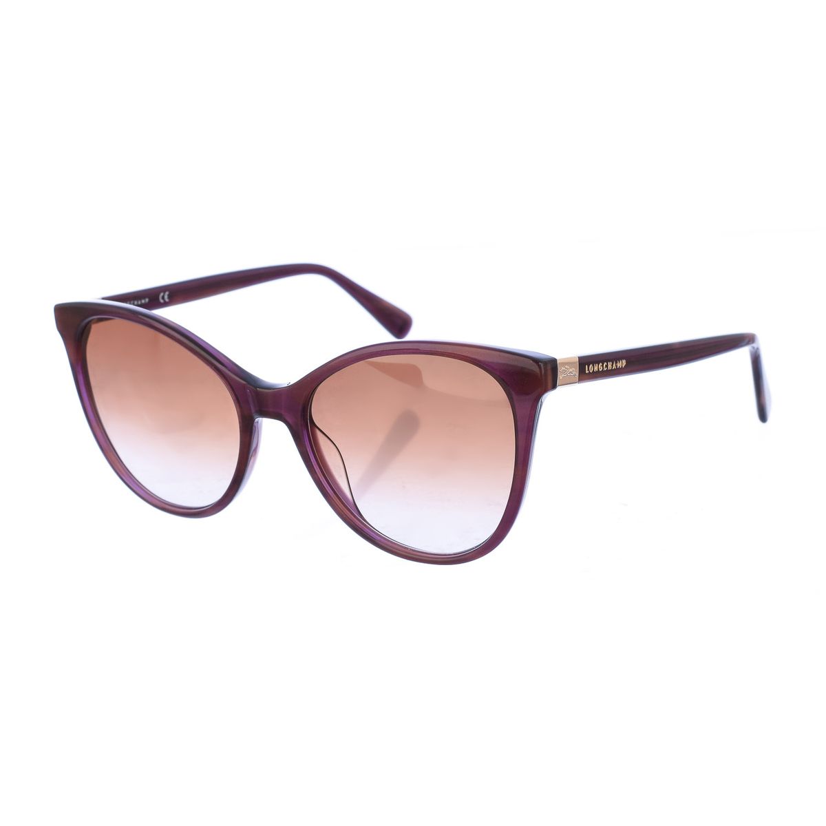 Elegante Cat-Eye-Sonnenbrille in Havanna