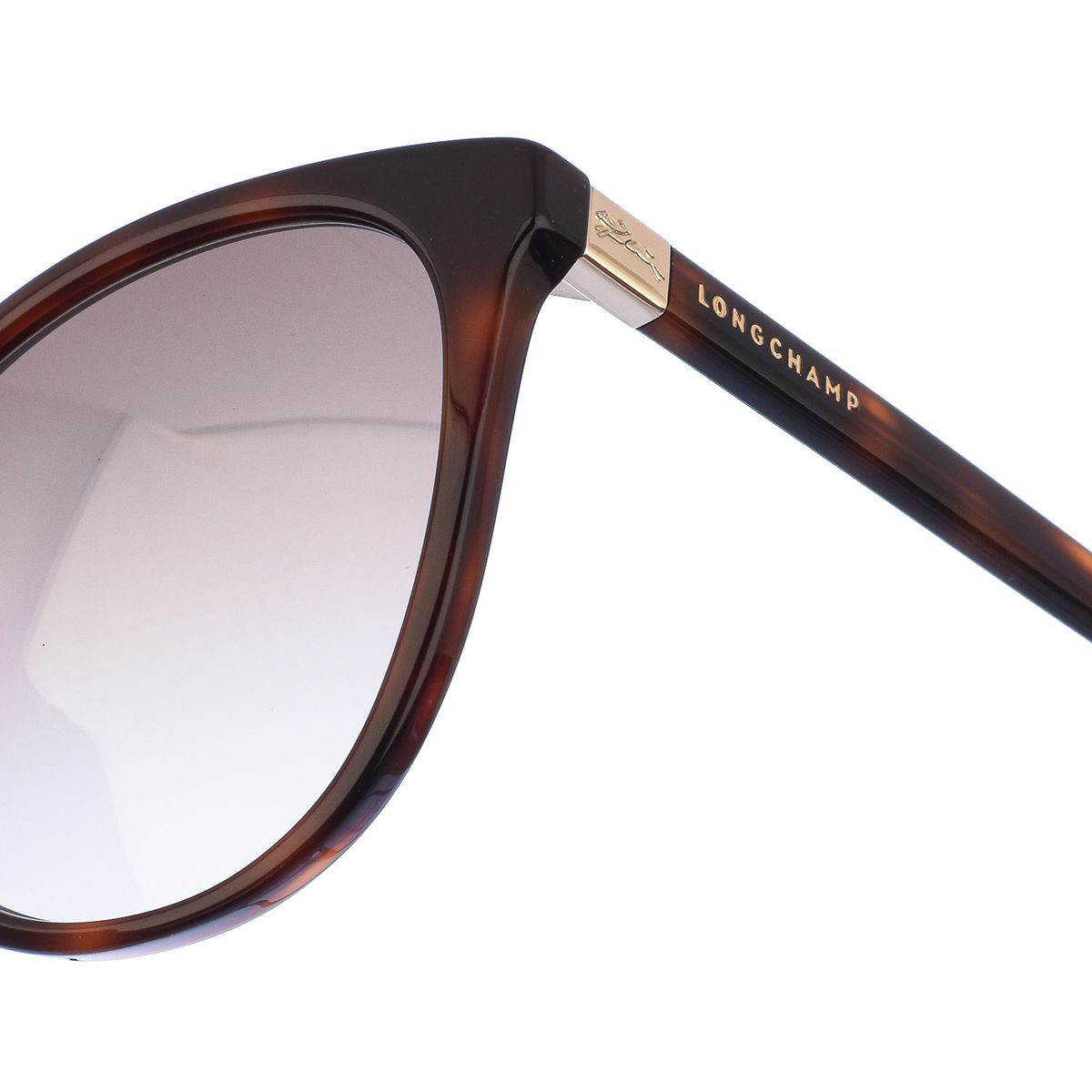 Elegante Cat-Eye-Sonnenbrille in Havanna