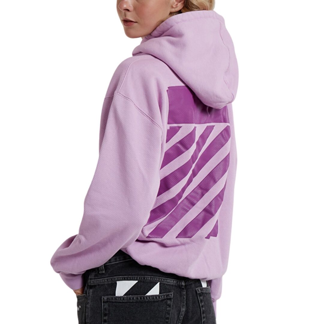 Kapuzenpullover mit Diag-Grafik