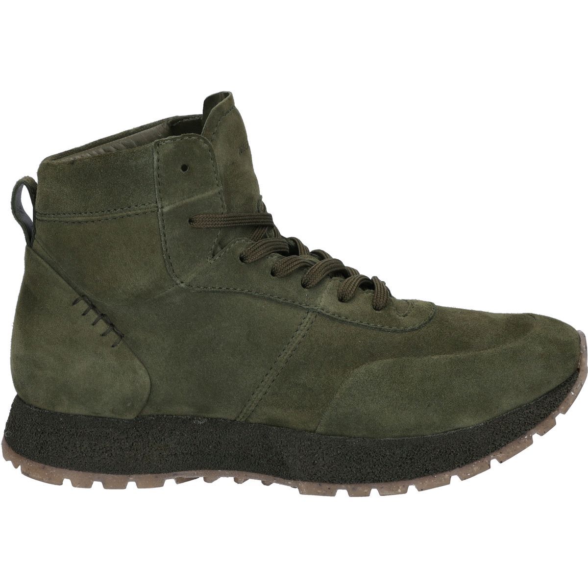 Hohe Veloursleder-Sneaker im Outdoor-Look