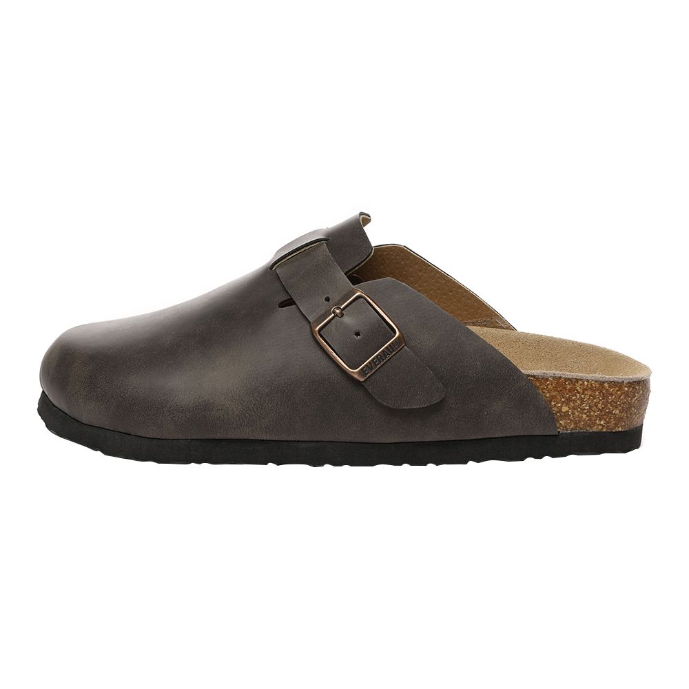 Klassische Komfort-Clogs aus geöltem Leder