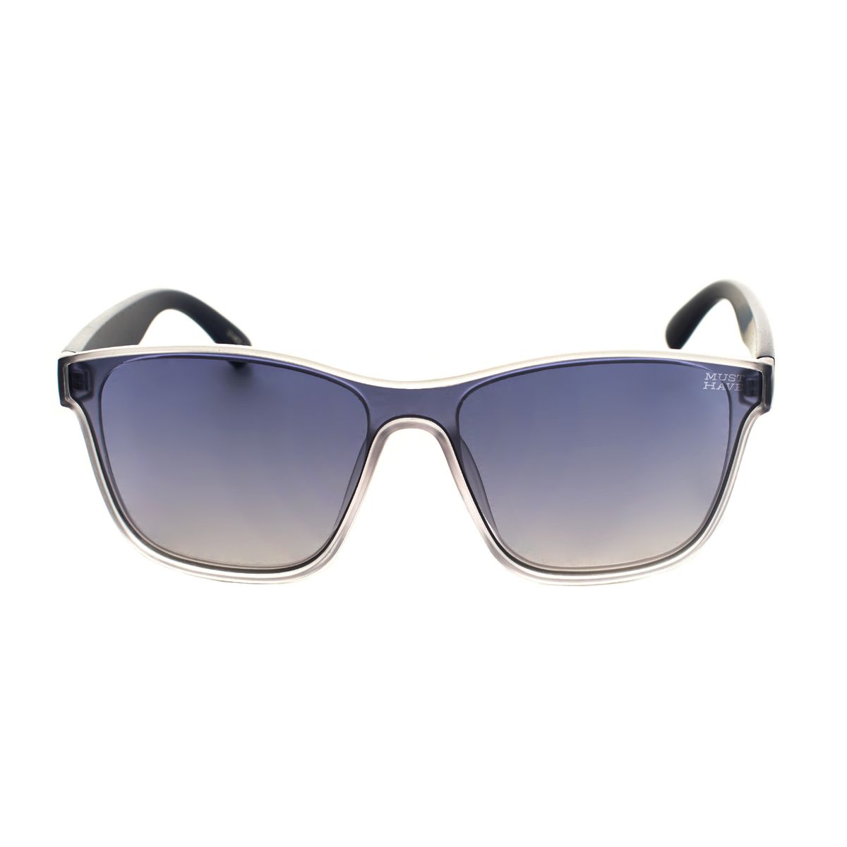 Moderne quadratische transparente Sonnenbrille