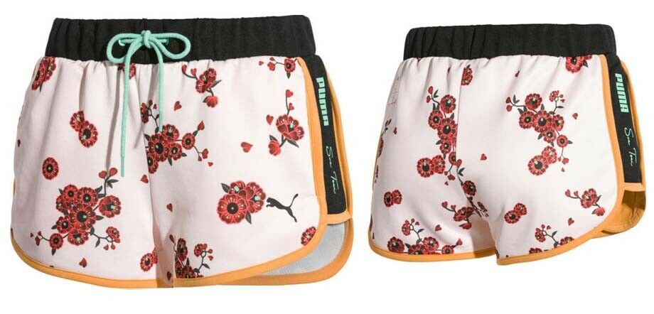 Sportliche Sommershorts mit Blumenprint