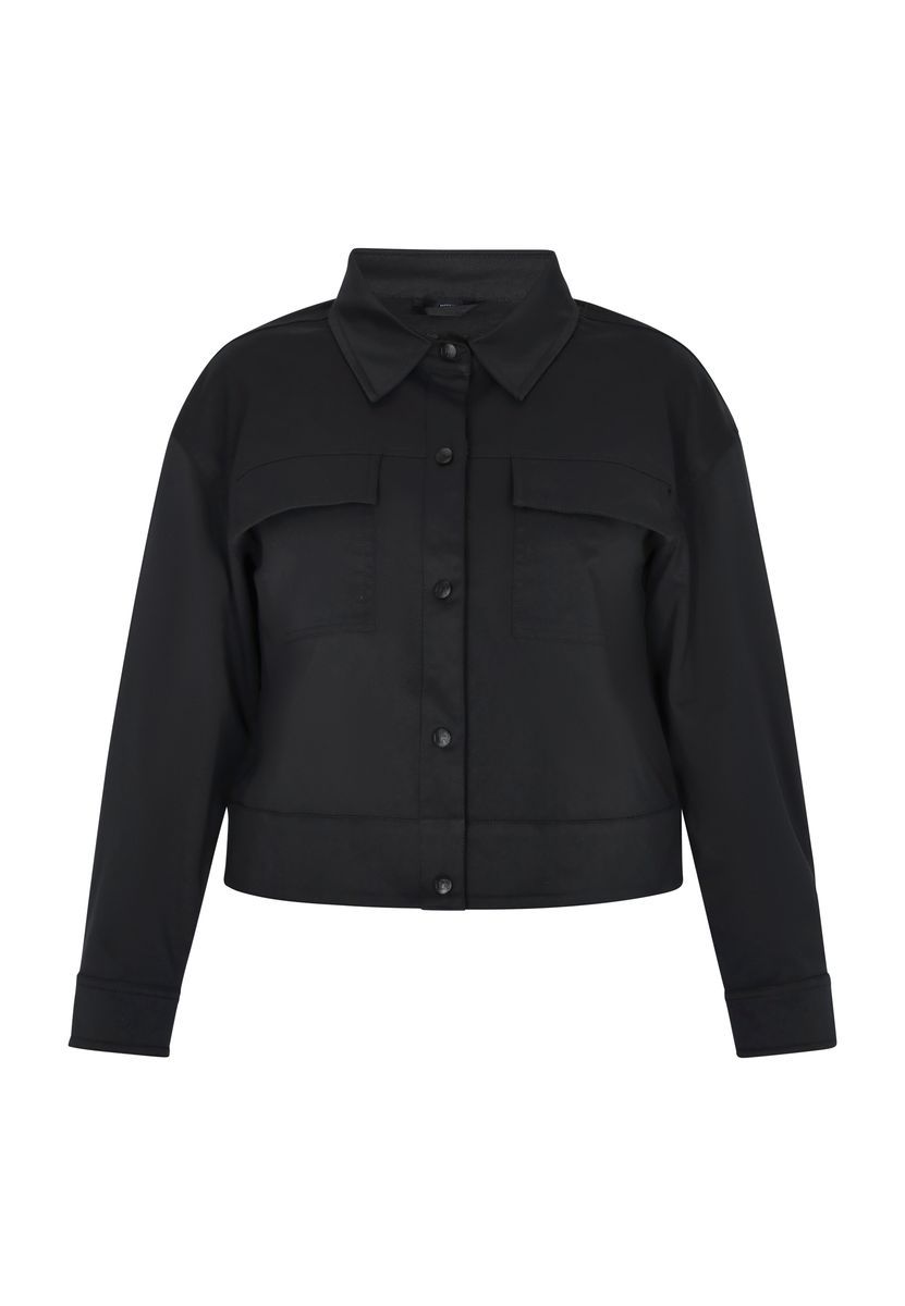 Strukturierte Kurze Utility-Jacke