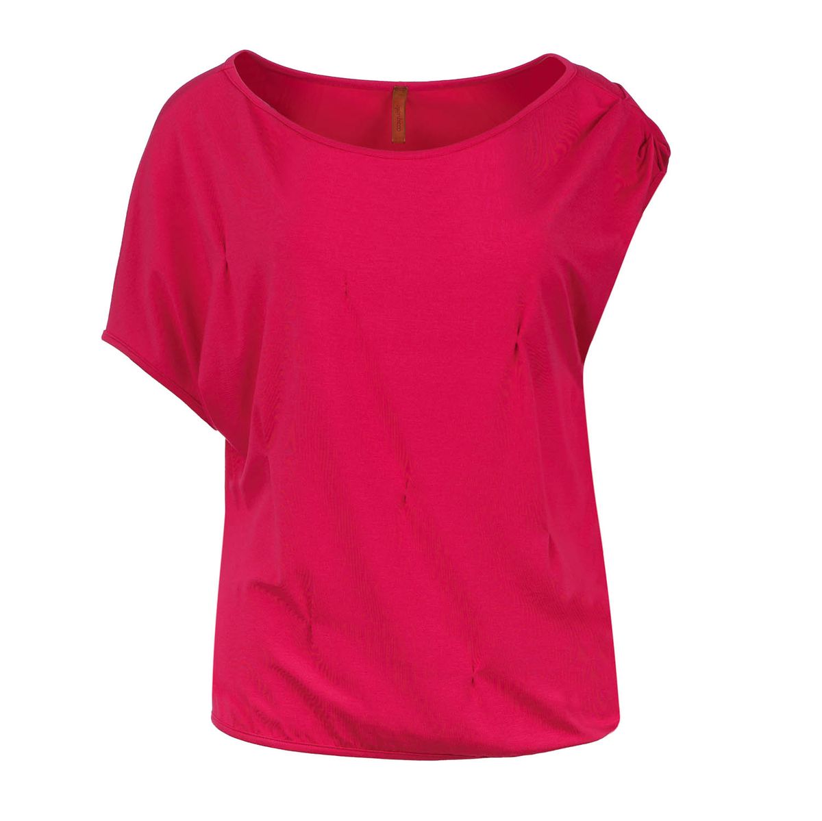 Asymmetrisches Drapiertes Jersey-Top