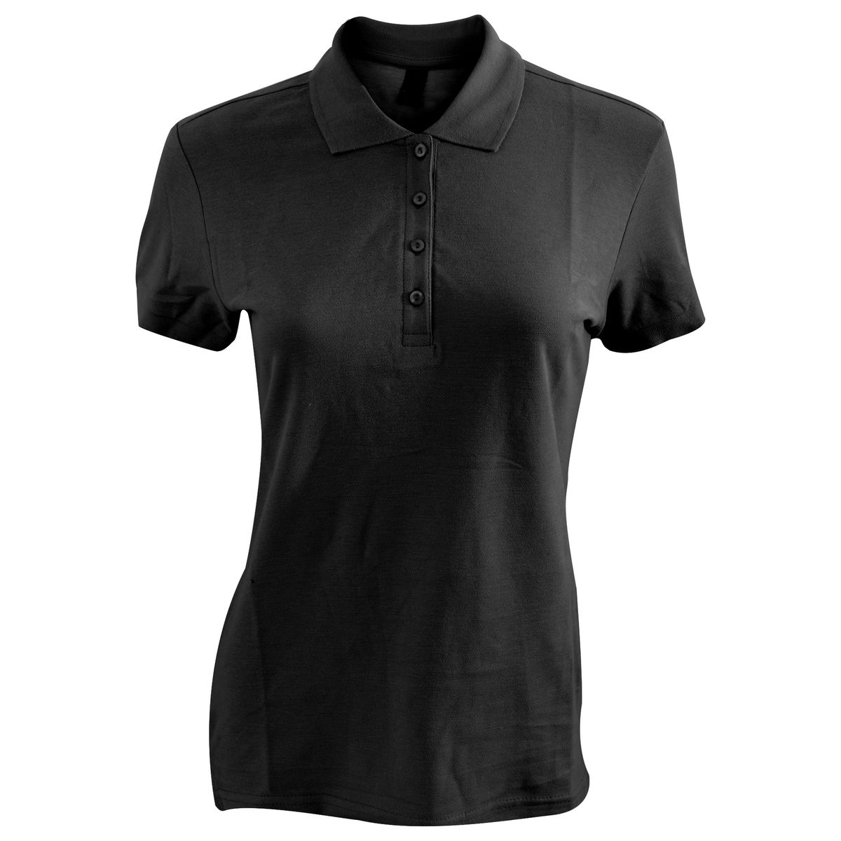 Tailliertes Kurzarm-Piqué-Poloshirt