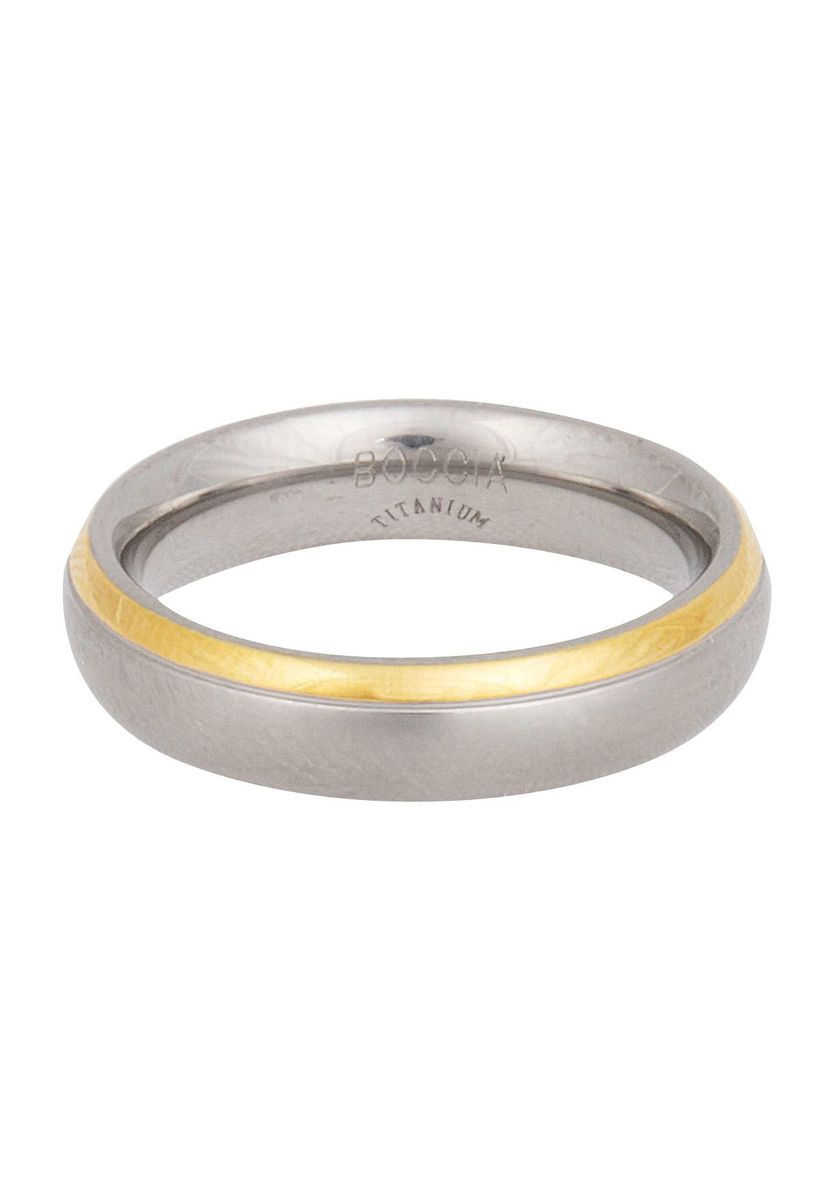 Eleganter Bicolor Titanring