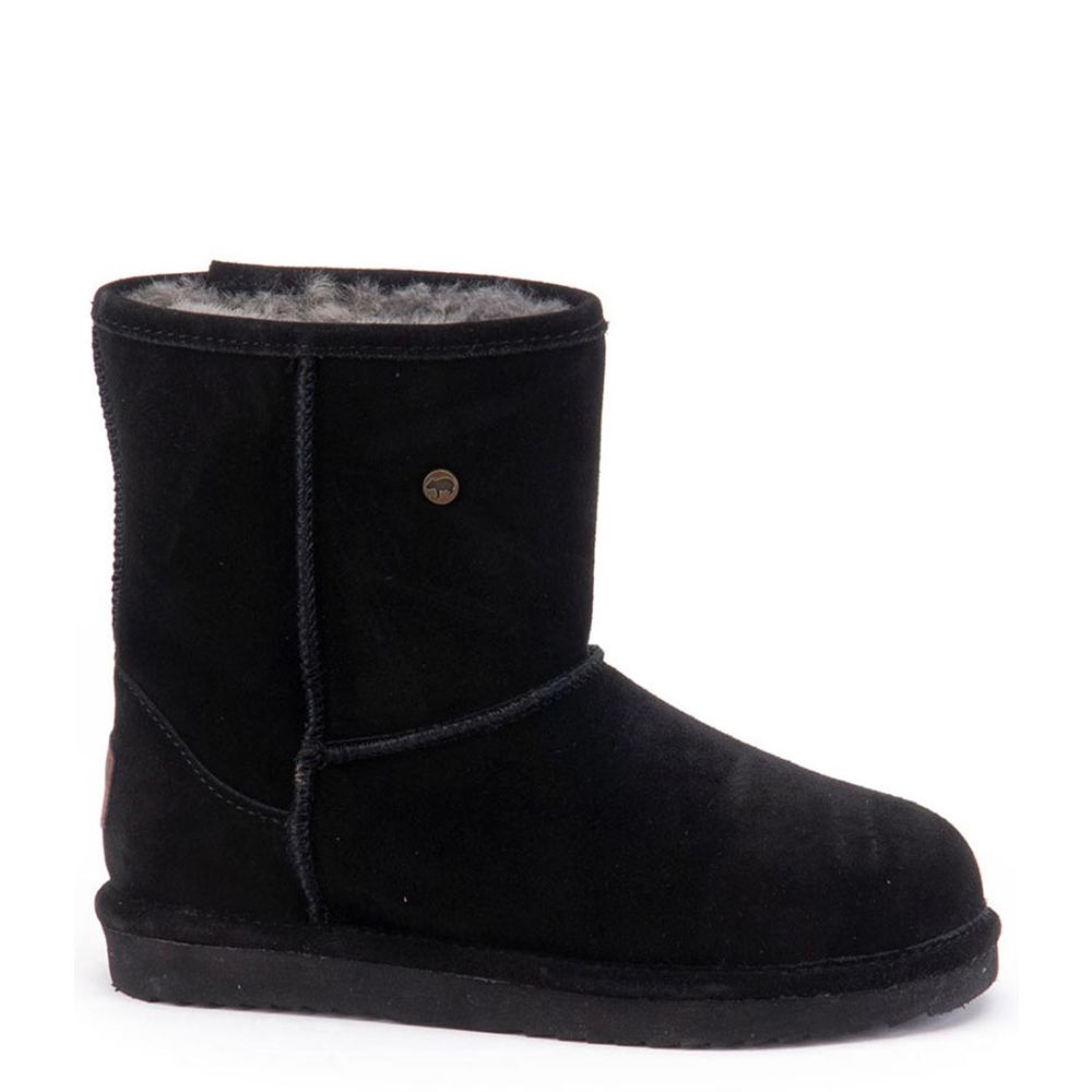 Hochwertige lammfellgefütterte Wildlederstiefel