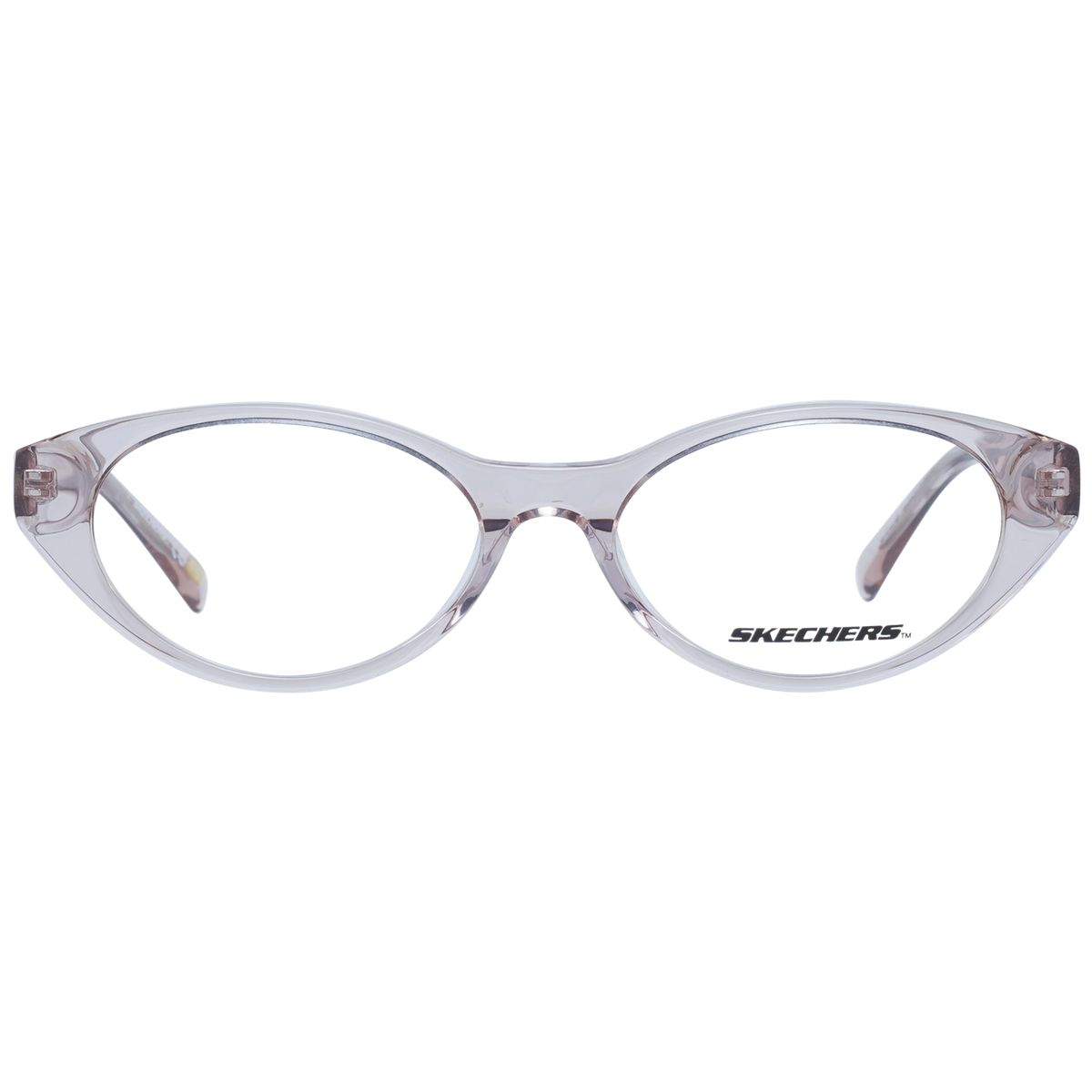 Transparente Ovale Brille im Cat-Eye-Stil