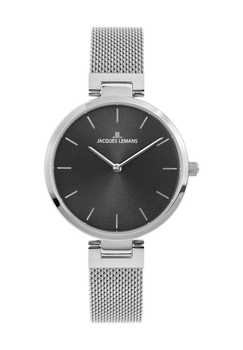 Minimalistische Analoguhr mit Milanaise-Armband