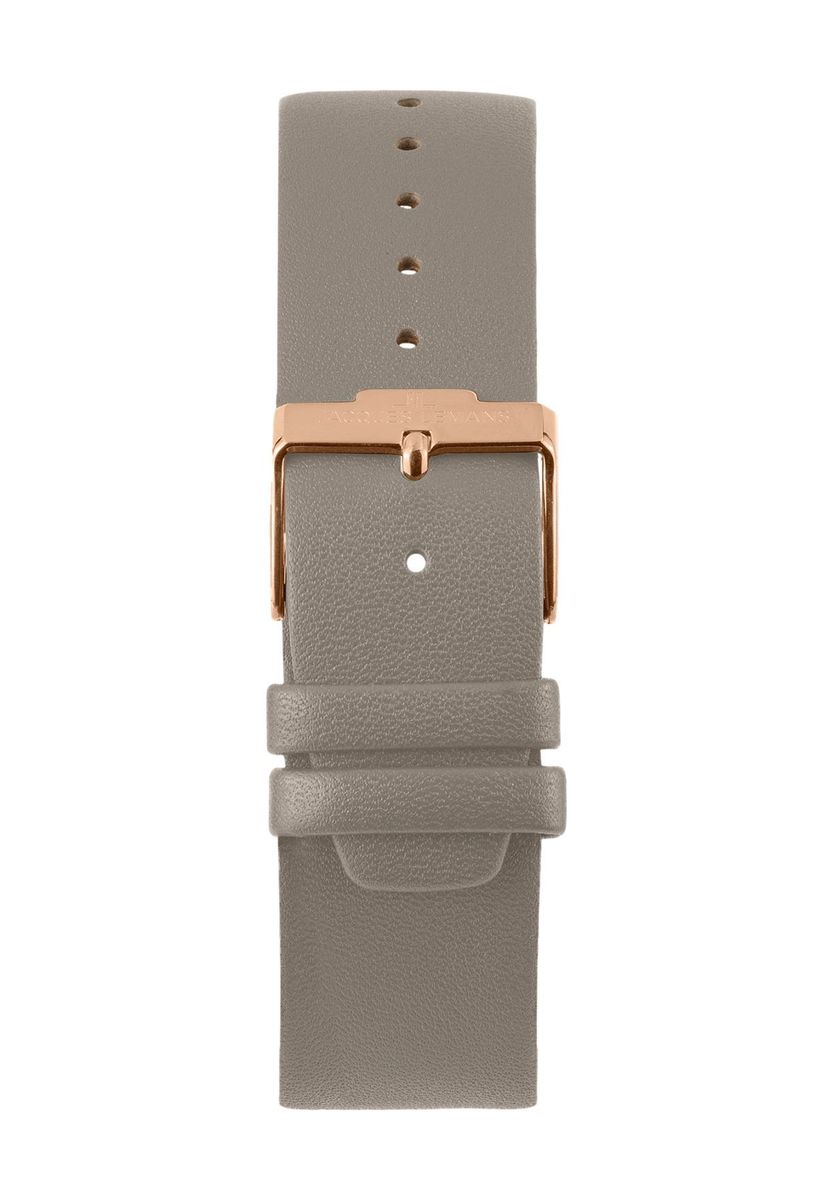 Elegante minimalistische Uhr mit Lederarmband