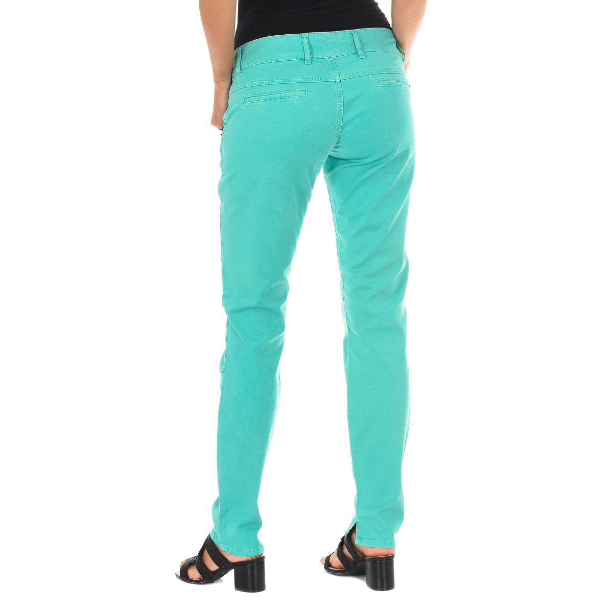 Knöchellange Chino-Hose aus Baumwolle