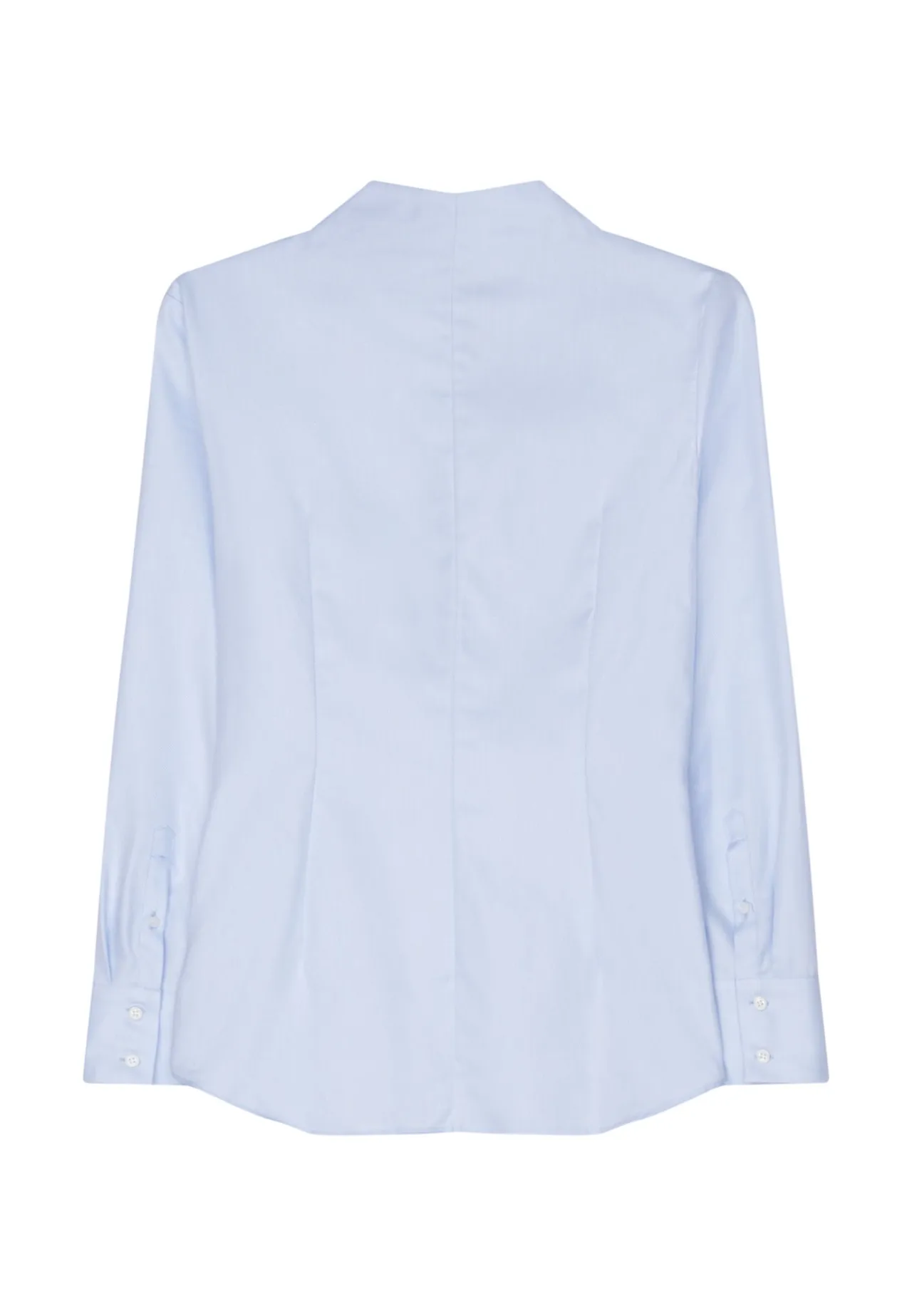 Slim-Fit Kelchkragen-Bluse