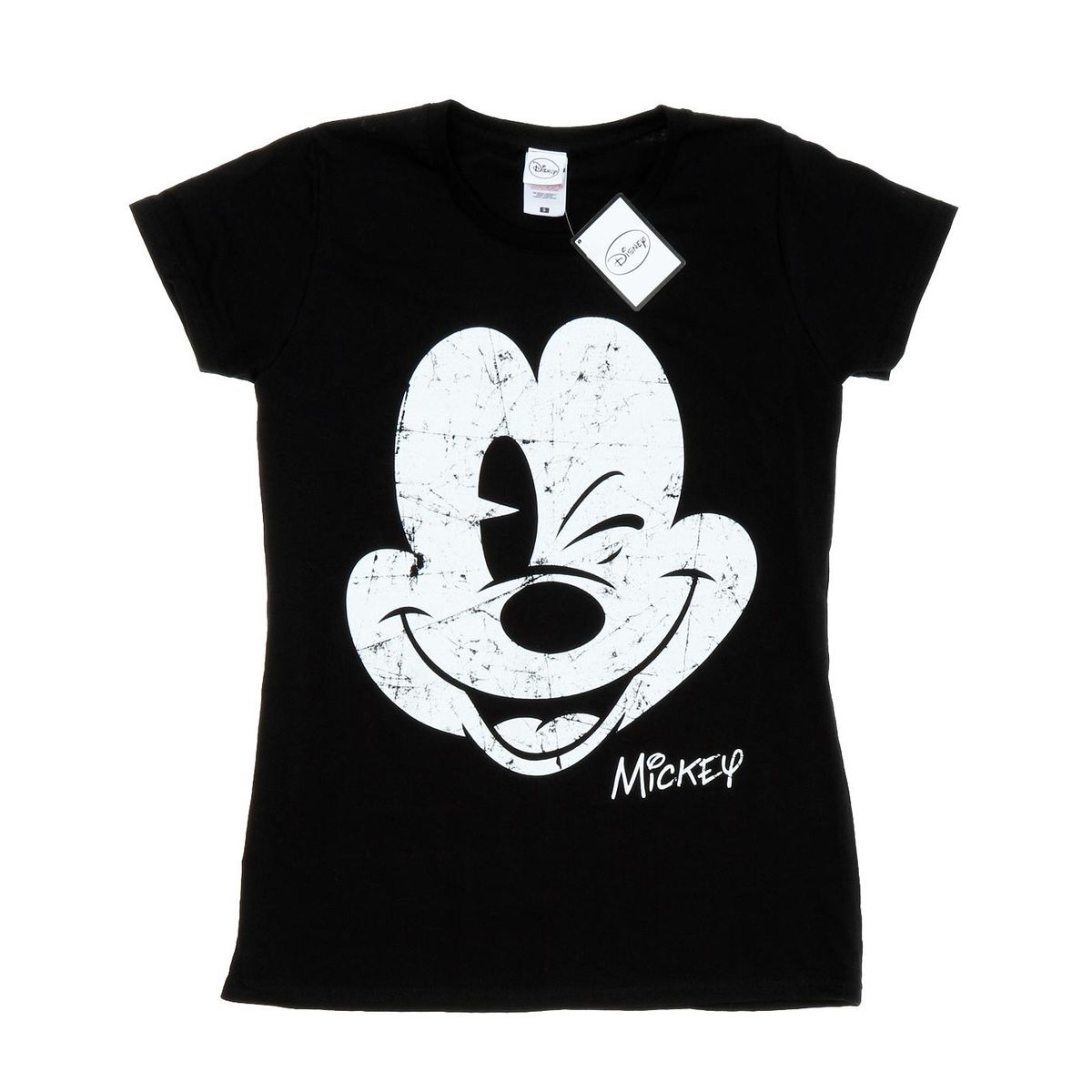 Mickey Mouse Print im Vintage-Look