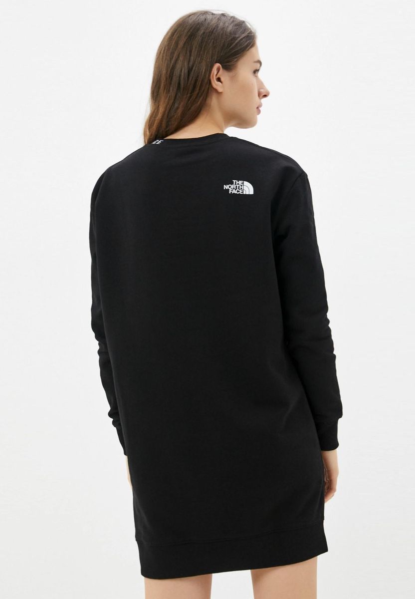 Gemütliches Sweatkleid mit Rundhalsausschnitt