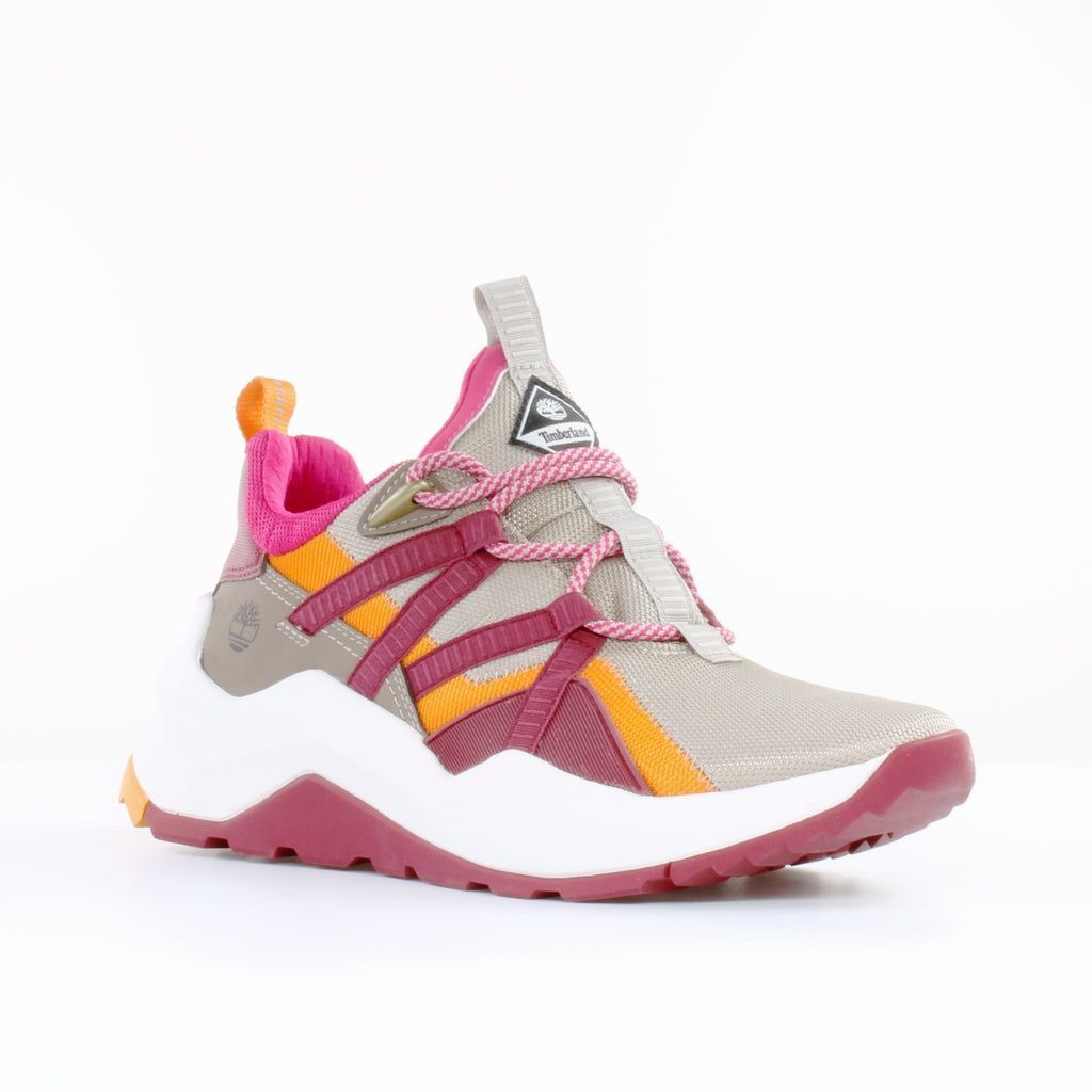 Robuste Mesh-Sneaker mit Plateausohle