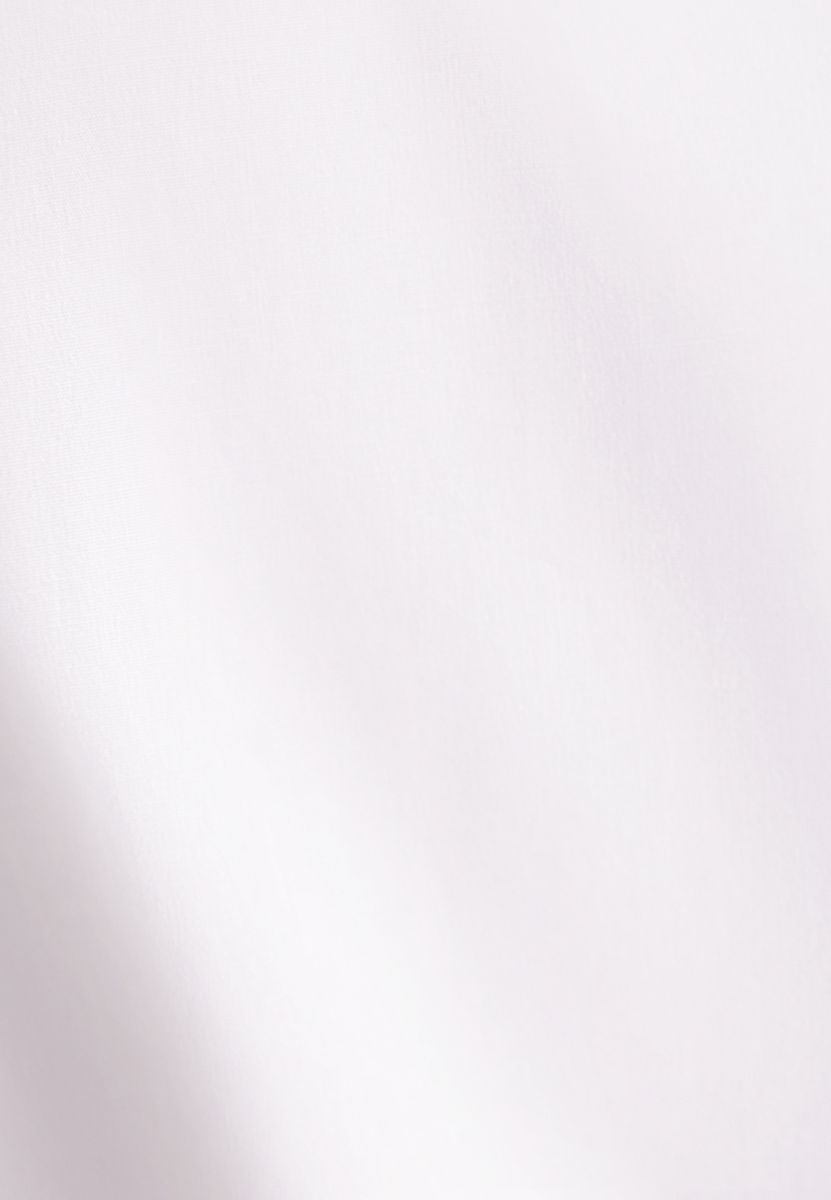 Klassische Hemdbluse aus Viskose-Popeline