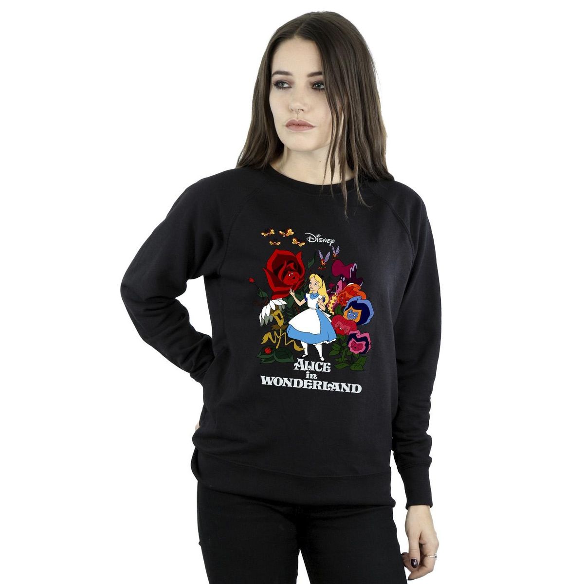 Alice im Wunderland Grafik-Sweatshirt