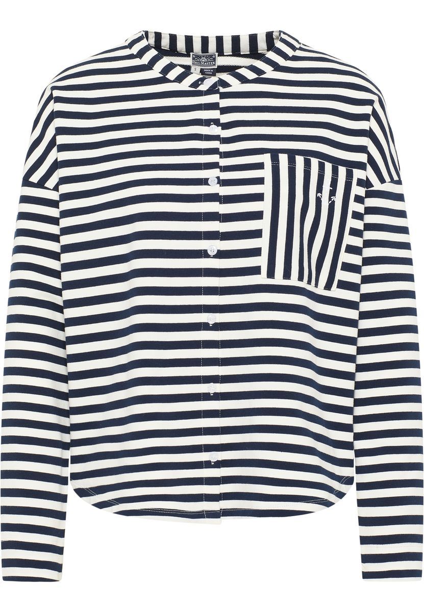Maritimes Sweatshirt mit Streifen
