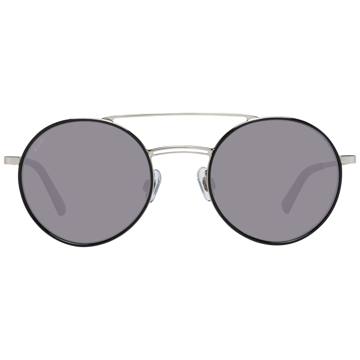 Moderne runde Sonnenbrille mit Doppelsteg