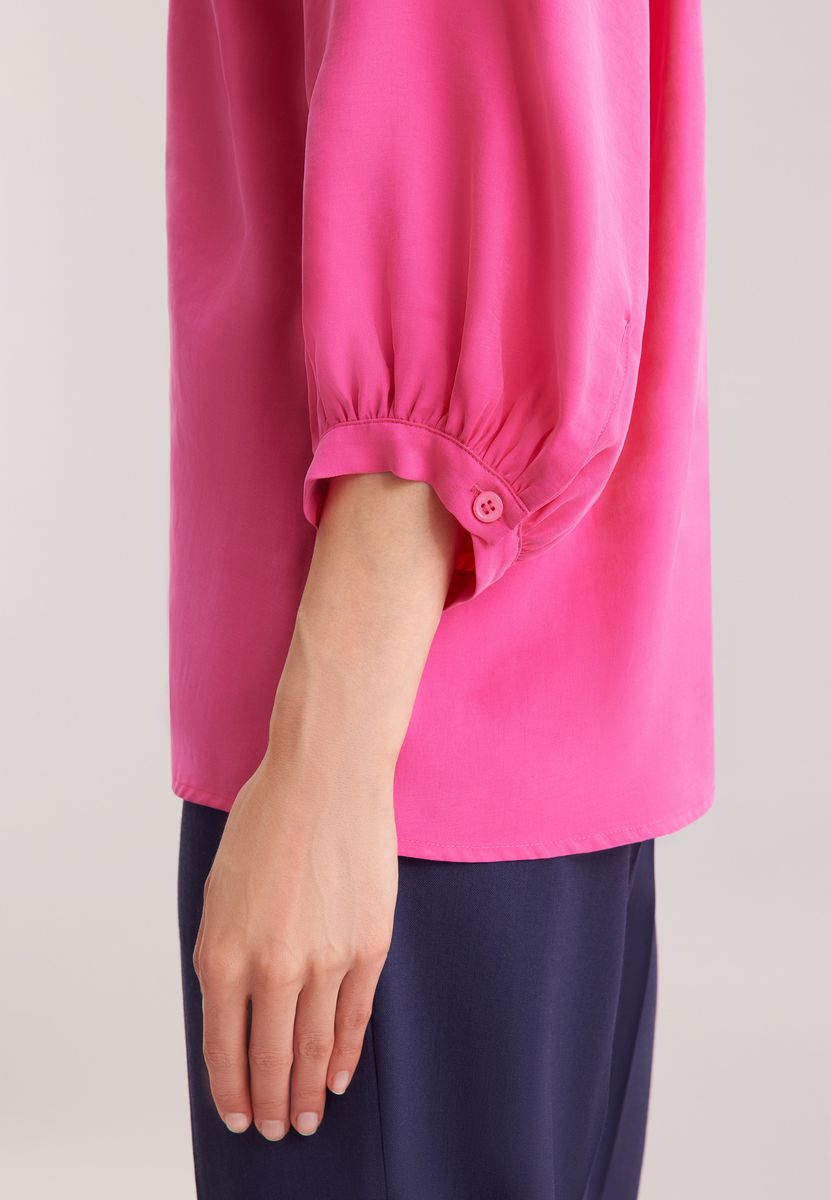 Oversized-Bluse mit Volumenärmeln