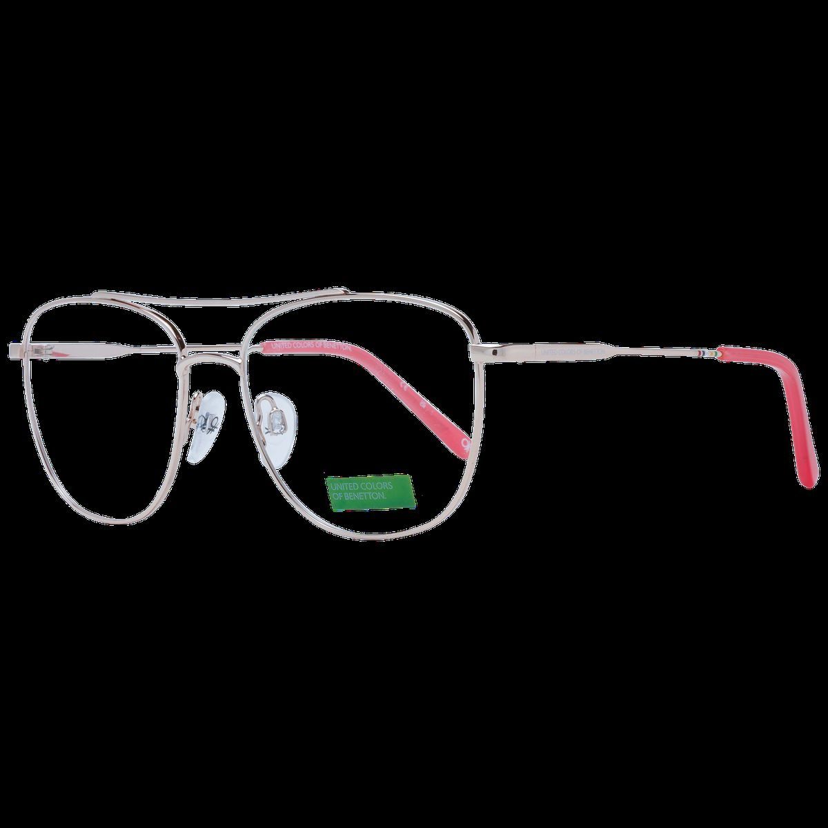 Quadratische Metallbrille mit Doppelsteg