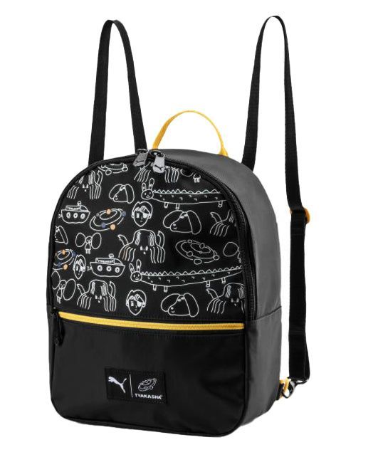 Tagesrucksack mit verspieltem Doodle-Print