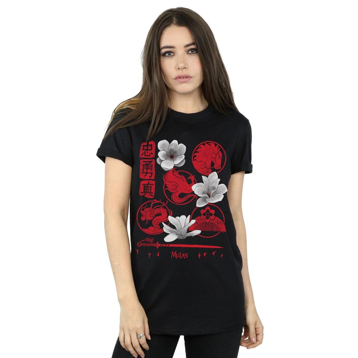 Mulan Film-Icons Grafik-T-Shirt