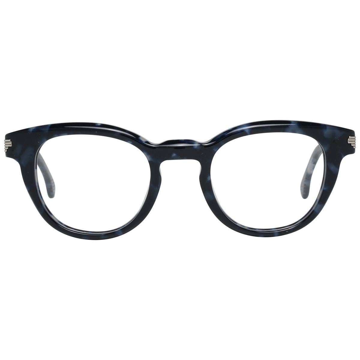 Klassische runde Brille in Marmoroptik